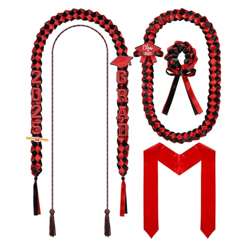 ZYKEJJDDAK Graduation Leis Geflochtene Halskette Abschluss Schärpe 2025 Set für High School College Bachelor Congrats Grade ZYKEJJDDAK Graduation Leis Geflochtene Halskette Abschluss Schärpe 2025 Set für High School College Bachelor Congrats Grade von ZYKEJJDDAK