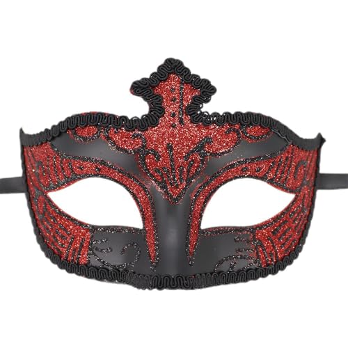 ZYKEJJDDAK Halloween-Augenmaske, Maskerade, halbes Gesicht, Party, Augenmaske für Damen und Herren, Halloween, halbes Gesicht ZYKEJJDDAK Halloween-Augenmaske, Maskerade, halbes Gesicht, Party, Augenmaske für Damen und Herren, Halloween, halbes Gesicht von ZYKEJJDDAK
