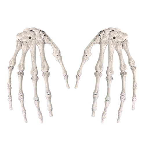 ZYKEJJDDAK Halloween Skelett Hände Dekorationen Realistische Simulation Menschliche Hände für Halloween Party Gruselige Dekoration ZYKEJJDDAK Halloween Skelett Hände Dekorationen Realistische Simulation Menschliche Hände für Halloween Party Gruselige Dekoration von ZYKEJJDDAK