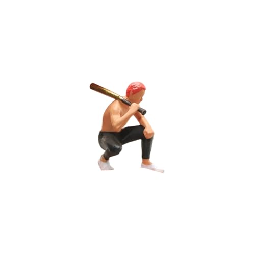 ZYKEJJDDAK Harze winzige Figuren, präzises Miniatur-Personenmodell im Maßstab 1:64, für Projekte und Miniaturbau von ZYKEJJDDAK