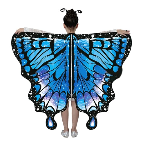 ZYKEJJDDAK Kinder-Schmetterlingskostüm für Party, Verkleidung, Prinzessin, Schmetterlingsflügel, Halloween, Fee, Schmetterling ZYKEJJDDAK Kinder-Schmetterlingskostüm für Party, Verkleidung, Prinzessin, Schmetterlingsflügel, Halloween, Fee, Schmetterling von ZYKEJJDDAK