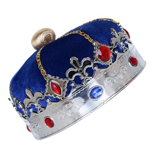 ZYKEJJDDAK King Crowns Partyhut Königskronen Geburtstag Kronen Hut Halloween Kostüm Zubehör für Kinder Erwachsene Party ZYKEJJDDAK King Crowns Partyhut Königskronen Geburtstag Kronen Hut Halloween Kostüm Zubehör für Kinder Erwachsene Party von ZYKEJJDDAK