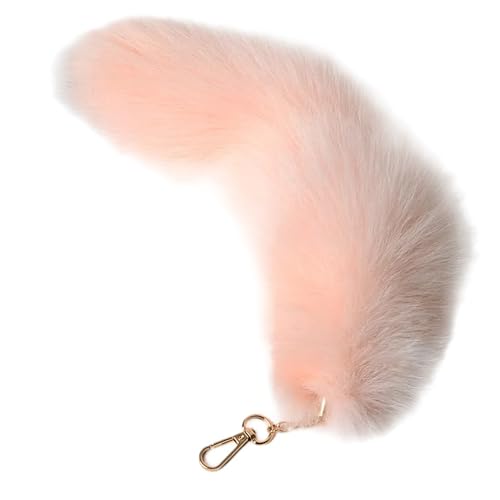 ZYKEJJDDAK Künstlicher Tierschwanz Kunstpelze Füchse Kostüm Plüsch Kunstpelze Schwanz Cosplays Verkleiden Halloween Party von ZYKEJJDDAK