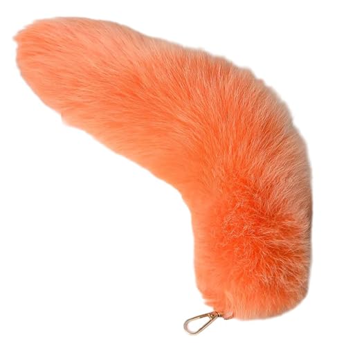 ZYKEJJDDAK Künstlicher Tierschwanz Kunstpelze Füchse Kostüm Plüsch Kunstpelze Schwanz Cosplays Verkleiden Halloween Party von ZYKEJJDDAK