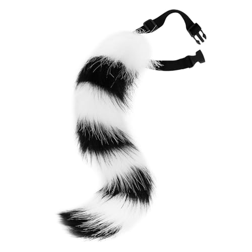 ZYKEJJDDAK Kunstpelze Tierschwanz Füchse Hund Wolf Schwanz Halloween Cosplay Party Kostüm Zubehör Einstellbare Pelzkatzen ZYKEJJDDAK Kunstpelze Tierschwanz Füchse Hund Wolf Schwanz Halloween Cosplay Party Kostüm Zubehör Einstellbare Pelzkatzen von ZYKEJJDDAK