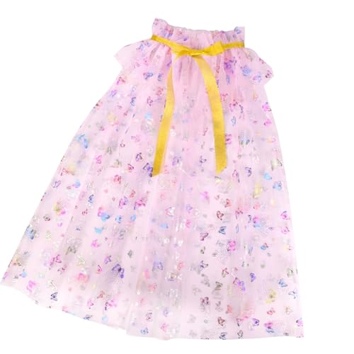 ZYKEJJDDAK Mädchen Kleid Umhang Prinzessin Umhang Halloween Umhang Halloween Kostüm Umhang Schmetterling Druck Umhang von ZYKEJJDDAK