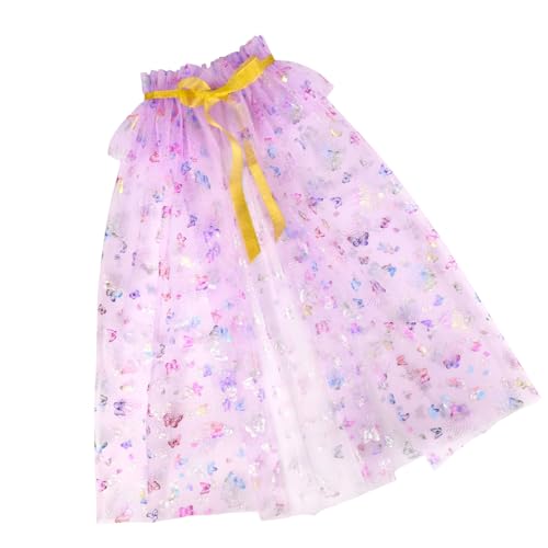 ZYKEJJDDAK Mädchen Kleid Umhang Prinzessin Umhang Halloween Umhang Halloween Kostüm Umhang Schmetterling Druck Umhang von ZYKEJJDDAK