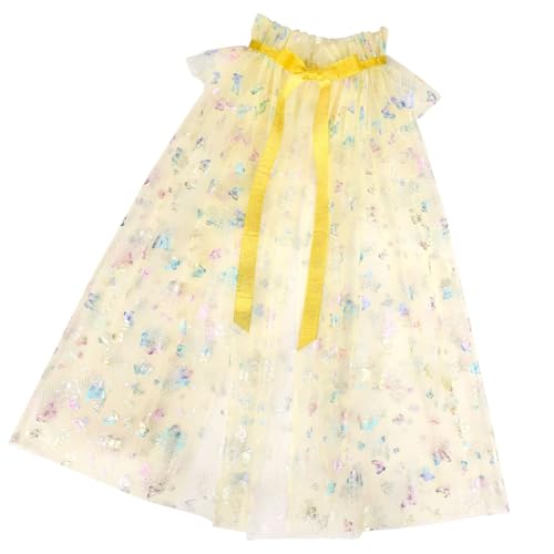 ZYKEJJDDAK Mädchen Kleid Umhang Prinzessin Umhang Halloween Umhang Halloween Kostüm Umhang Schmetterling Druck Umhang von ZYKEJJDDAK