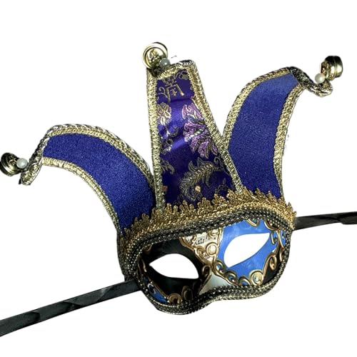 ZYKEJJDDAK Maskerade Augenmaske für Damen und Herren, Karneval, Halloween, Maskerade, halbe Gesichtsabdeckung, Halloween-Kostüm von ZYKEJJDDAK