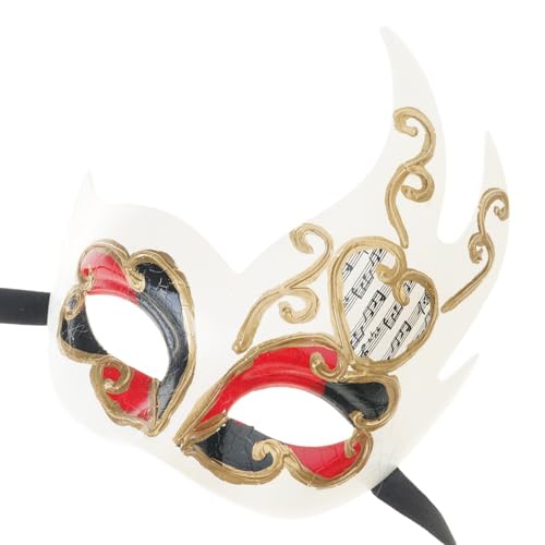 ZYKEJJDDAK Maskerade halbes Gesicht Halloween Maskerade Augenmaske Maskerade Kostüm Zubehör für Damen Herren Halloween von ZYKEJJDDAK