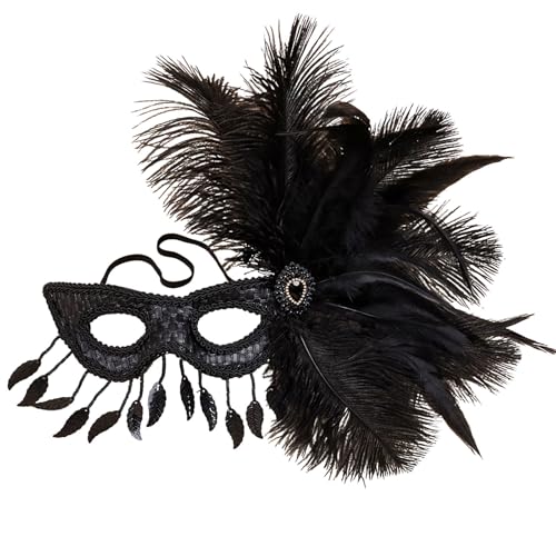 ZYKEJJDDAK Maskeraden, Karneval, Abschlussball, Venezianer, Augenmaske, Halloween-Party, Maske, Kostüm, Partyzubehör, Halloween, Cosplay-Kostüme von ZYKEJJDDAK
