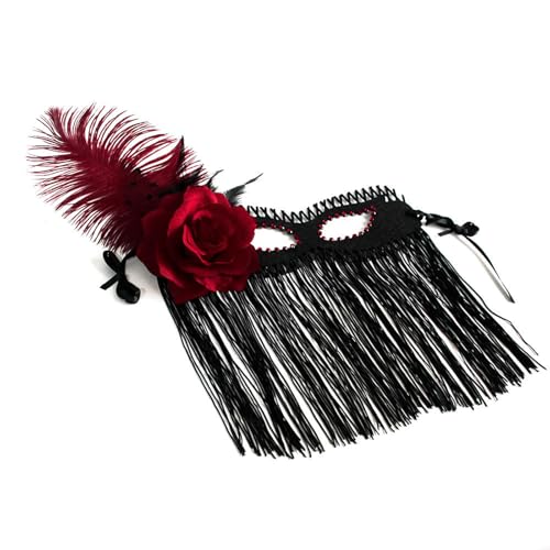 ZYKEJJDDAK Maskeraden mit Blumenfransen, Abschlussball, Venezianerparty, Karneval, Cosplay, Halloween, Maskeraden, Venezianerparty, Abschlussball, Karneval ZYKEJJDDAK Maskeraden mit Blumenfransen, Abschlussball, Venezianerparty, Karneval, Cosplay, Halloween, Maskeraden, Venezianerparty, Abschlussball, Karneval von ZYKEJJDDAK