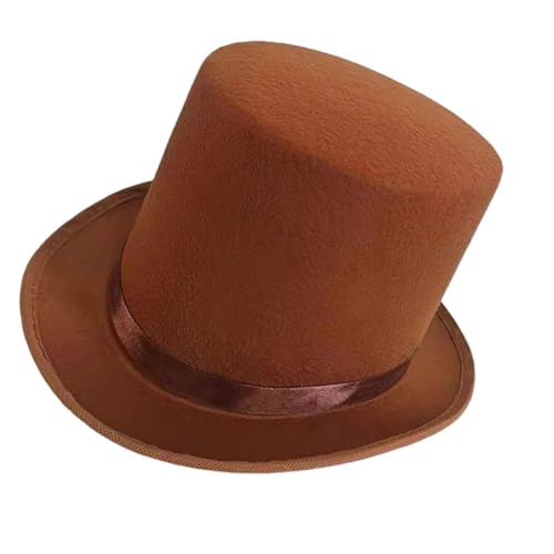 ZYKEJJDDAK Neuheiten Filz, Zylinderhut, Zauberer, Hüte, Halloween, Cosplay, Kostüm, Zubehör, Verkleidungsparty für Damen und Herren, Neuheiten ZYKEJJDDAK Neuheiten Filz, Zylinderhut, Zauberer, Hüte, Halloween, Cosplay, Kostüm, Zubehör, Verkleidungsparty für Damen und Herren, Neuheiten von ZYKEJJDDAK