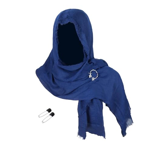 ZYKEJJDDAK Renaissance-Wikinger-Kostüm-Zubehör, mittelalterlicher Piraten-Halbschulterumhang, Schal, Halloween, Renaissancen von ZYKEJJDDAK