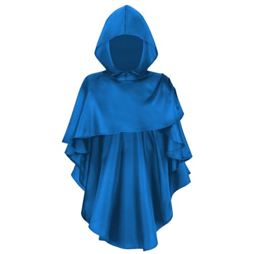 ZYKEJJDDAK Renaissances Mittelalterlicher Kapuzenschal, postapokalyptischer Schal, Schamanen, Kutte, Verkleidung, Umhang, Cosplay von ZYKEJJDDAK