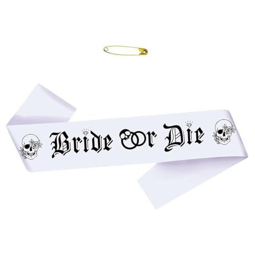 ZYKEJJDDAK Schärpe für Brautparty, Junggesellinnenabschied, Hochzeit, Verlobung, Partys, Gastgeschenk, Satin-Schärpe ZYKEJJDDAK Schärpe für Brautparty, Junggesellinnenabschied, Hochzeit, Verlobung, Partys, Gastgeschenk, Satin-Schärpe von ZYKEJJDDAK