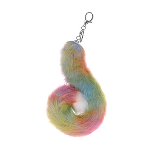 ZYKEJJDDAK Schlüsselanhänger mit Katzenschwanz, 50 cm, Plüschschwanz, Anhänger, Dekoration, Geldbörse, Tasche, Anhänger für Handtasche ZYKEJJDDAK Schlüsselanhänger mit Katzenschwanz, 50 cm, Plüschschwanz, Anhänger, Dekoration, Geldbörse, Tasche, Anhänger für Handtasche von ZYKEJJDDAK