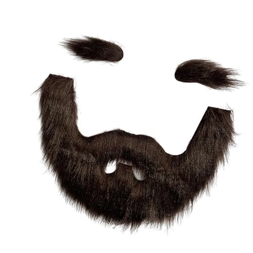 ZYKEJJDDAK Schnurrbärte und Augenbrauen Cosplay Kostüm Zubehör für Männer Frauen Halloween Weihnachten Kleber ZYKEJJDDAK Schnurrbärte und Augenbrauen Cosplay Kostüm Zubehör für Männer Frauen Halloween Weihnachten Kleber von ZYKEJJDDAK