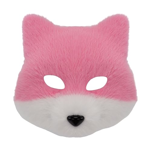 ZYKEJJDDAK Tier-Füchse Wolf Plüschkatzen halbes Gesicht Augenmaske Cosplay Halloween Kostüm Requisiten für Maskeraden Karneval Plüsch Katzen halbes Gesicht ZYKEJJDDAK Tier-Füchse Wolf Plüschkatzen halbes Gesicht Augenmaske Cosplay Halloween Kostüm Requisiten für Maskeraden Karneval Plüsch Katzen halbes Gesicht von ZYKEJJDDAK