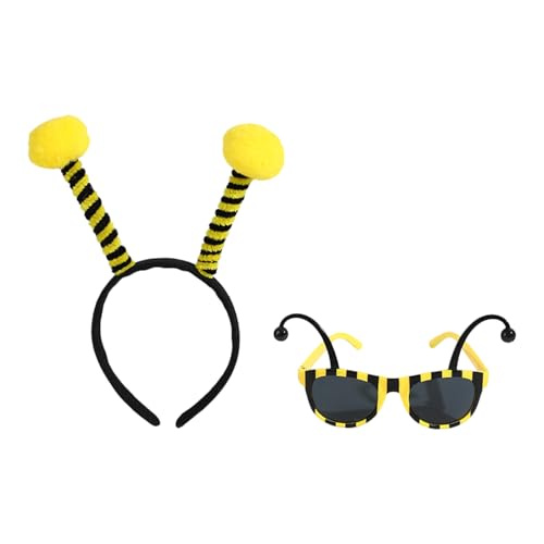 ZYKEJJDDAK Tier-Hummel-Kostüm, Bienenkostüm, Set für Halloween, Cosplay, lustiges Spielzubehör ZYKEJJDDAK Tier-Hummel-Kostüm, Bienenkostüm, Set für Halloween, Cosplay, lustiges Spielzubehör von ZYKEJJDDAK