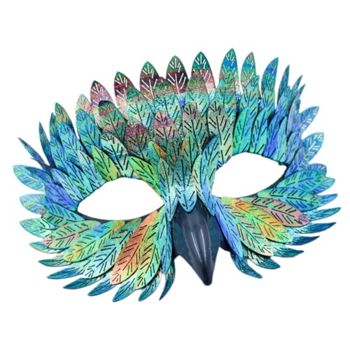 ZYKEJJDDAK Vogelschnabel gefiederte Maskerade halbes Gesicht Halloween Kostüm Rollenspiel Tier ZYKEJJDDAK Vogelschnabel gefiederte Maskerade halbes Gesicht Halloween Kostüm Rollenspiel Tier von ZYKEJJDDAK