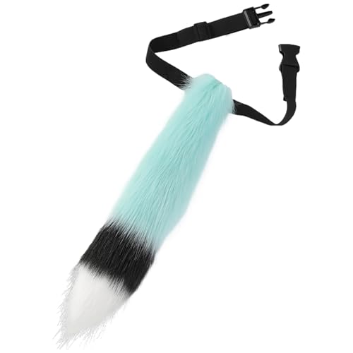 ZYKEJJDDAK Weicher Tierschwanz Fuchs Schwanz verstellbarer Gürtel für Cosplay Halloween Party Kostüm Anime Kostüm ZYKEJJDDAK Weicher Tierschwanz Fuchs Schwanz verstellbarer Gürtel für Cosplay Halloween Party Kostüm Anime Kostüm von ZYKEJJDDAK