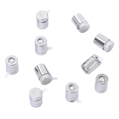 Miniatur-Lampe für Puppenhäuser, kleine Spotlights, bunte kleine LED-Leuchtmittel, Beleuchtung zum Dekorieren von Puppenhäusern, Miniatur-LED-Leuchten für Handarbeit, 10 Stück von ZYMIADOU