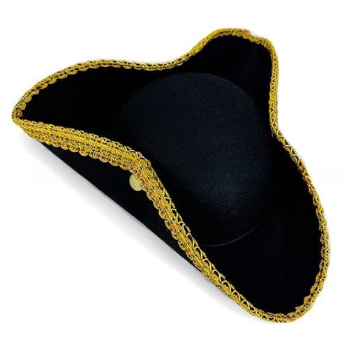 ZYMIADOU Auffälliger Piratenhut mit Strasssteinen, bequem, mehrfarbig, für Mottoparty, Spaß, Halloween, Piratenhut ZYMIADOU Auffälliger Piratenhut mit Strasssteinen, bequem, mehrfarbig, für Mottoparty, Spaß, Halloween, Piratenhut von ZYMIADOU