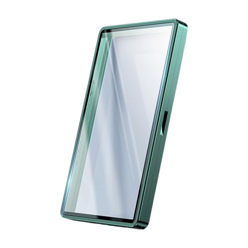 ZYMIADOU Bunte Kartenschutzhülle für abgestufte Sammlerstücke, bruchsicheres Glas, sichere Aufbewahrung, Metallrahmen, Design-Kartenschutz von ZYMIADOU
