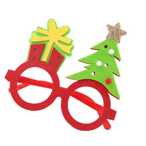 ZYMIADOU Frohes neues Jahr, fluoreszierende Rahmen, Weihnachtsfeier, Brille, Silvester für Party-Dekorationen, Neuheiten, lustige Gläser von ZYMIADOU