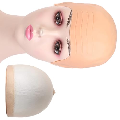 ZYMIADOU Glatzenhauben für Erwachsene und Kinder, Make-up-Kopf-Perücke, gefälschte Perücken, Halloween, Cosplay, Kostüm-Zubehör, Herren, Geschenk für Damen, Herren, Halloween ZYMIADOU Glatzenhauben für Erwachsene und Kinder, Make-up-Kopf-Perücke, gefälschte Perücken, Halloween, Cosplay, Kostüm-Zubehör, Herren, Geschenk für Damen, Herren, Halloween von ZYMIADOU