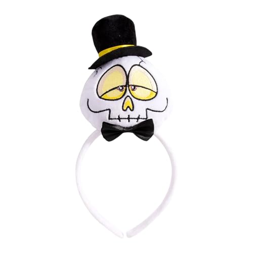 ZYMIADOU Gruseliger Halloween-Themen-Kopfschmuck, Baumwolle, gepolstert, für Maskeraden, Partys, Verkleidungen, Veranstaltungen, familienfreundlich, Kopfbedeckung, Kinder, Halloween-Haarschmuck von ZYMIADOU