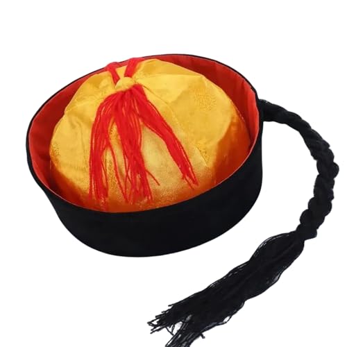ZYMIADOU Halloween-Party-Foto-Requisiten, Eunuchenhut für chinesische Cosplay-Hut, stilvolle Kopfbedeckung für Halloween-Mottoparty, Kopfbedeckung ZYMIADOU Halloween-Party-Foto-Requisiten, Eunuchenhut für chinesische Cosplay-Hut, stilvolle Kopfbedeckung für Halloween-Mottoparty, Kopfbedeckung von ZYMIADOU