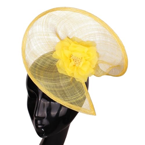 ZYMIADOU Netz-Hut-Stirnband für Damen, Hochzeit, Haarschmuck, Kostüm, Haarteile, Party-Kopfbedeckung, geeignet für Abendpartys, Abschlussbälle, Events von ZYMIADOU