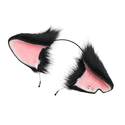 ZYMIADOU Niedlicher Plüsch-Haarreif mit Tierohren, Cosplay-Zubehör für Musik-Festivals und Animationssammlungen, Dressingup-Ohr-Haarband ZYMIADOU Niedlicher Plüsch-Haarreif mit Tierohren, Cosplay-Zubehör für Musik-Festivals und Animationssammlungen, Dressingup-Ohr-Haarband von ZYMIADOU