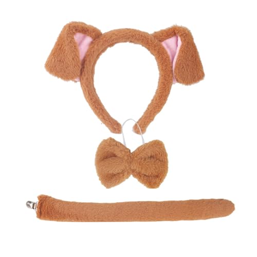 ZYMIADOU Plüsch-Hundekostüm, Cosplay-Requisiten, Stirnband/Schwanz/Fliege, Themenparty, Kleidung, AnimeExpo Maskerade, Bälle, Verkleidung, Party, Requisiten, Cosplay-Zubehör ZYMIADOU Plüsch-Hundekostüm, Cosplay-Requisiten, Stirnband/Schwanz/Fliege, Themenparty, Kleidung, AnimeExpo Maskerade, Bälle, Verkleidung, Party, Requisiten, Cosplay-Zubehör von ZYMIADOU