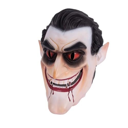 ZYMIADOU Vampir-Kostüm, Kopfbedeckung, Horror-Film-Requisiten mit weichem Futter, leichtes Design für Bühnenauftritte, Vampire für Erwachsene von ZYMIADOU