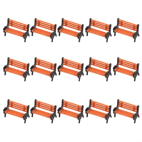 15-teiliges Modelleisenbahn-/Stuhl-Set für HO-Maßstab, realistisches Kunststoff-Sofa für Modelleisenbahn 15-teiliges Modelleisenbahn-/Stuhl-Set für HO-Maßstab, realistisches Kunststoff-Sofa für Modelleisenbahn von ZYNCUE