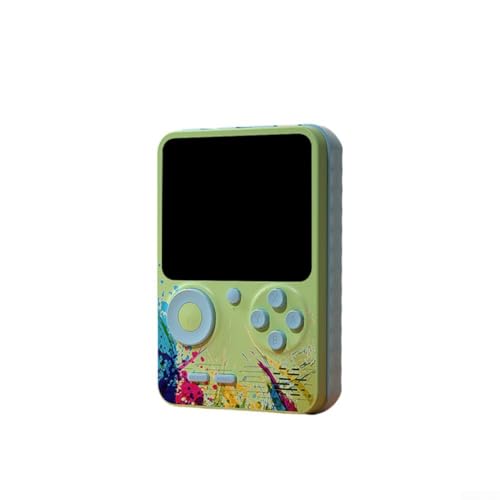 Nehmen Sie Nostalgie überall hin mit für die G5-Handheld-Spielekonsole mit 500 Retro-Spielen und TV-Ausgang (grün) von ZYNCUE