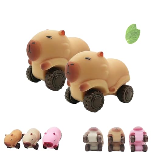 2pcs Squeeze Capybara, Capybara Stress Toy with Wheels, Capybara Squeeze Car Hand Relax Toy, Capybara Anti Stress Toys, for Boys and Girls,Animals Sensory Toy for Kids 2pcs Squeeze Capybara, Capybara Stress Toy with Wheels, Capybara Squeeze Car Hand Relax Toy, Capybara Anti Stress Toys, for Boys and Girls,Animals Sensory Toy for Kids von ZYNGYB