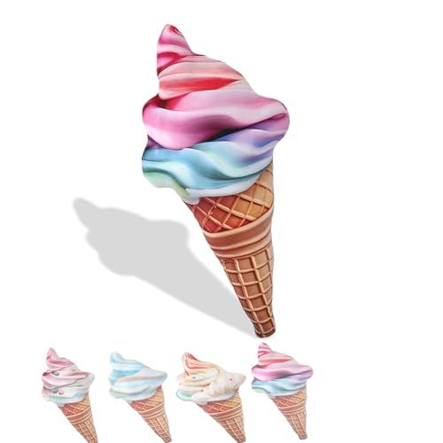 ZYNGYB Eiscreme PlüSch, Eiscremeform Dekorationskissen, für Weiche und Komfortable HandgefüHle, für Sofakissen und Heimdekor, Fotoretikel, Feiertagsgeschenke,Satte Farben ZYNGYB Eiscreme PlüSch, Eiscremeform Dekorationskissen, für Weiche und Komfortable HandgefüHle, für Sofakissen und Heimdekor, Fotoretikel, Feiertagsgeschenke,Satte Farben von ZYNGYB