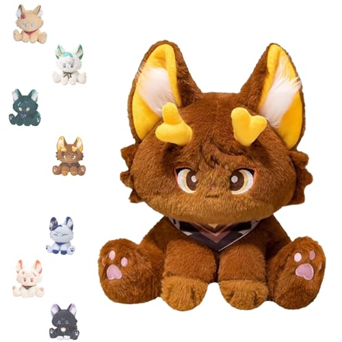 ZYNGYB Genshin Katze, Charmantes Einzigartiges Design, SüßEs Cartoon Katzenspielzeug, Weiches PlüSs, Lustige PlüSstiere, Interaktive Plüss ZYNGYB Genshin Katze, Charmantes Einzigartiges Design, SüßEs Cartoon Katzenspielzeug, Weiches PlüSs, Lustige PlüSstiere, Interaktive Plüss von ZYNGYB