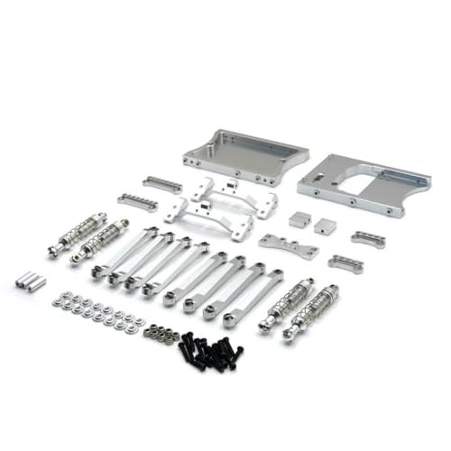 1 12 Maßstab Mn Modell D91 D96 MN98 99S RC -Auto -Upgrade -Kit mit Metallfixierstangen Lenkung für Kabine und Schwanzstrahl Ersatzteile kompatibel mit verschiedenen RC -Modellen von 1 12 Skala(WHITE) von ZYPMoTo