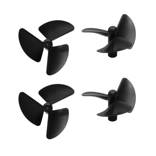 2Pair RC -Köderboot -Kraftpropeller Dia 38mm Wellenloch 2. 2 mm 3 Paddelkompatibel mit Modellboot 390 Motor für Spielzeugschiffe und Fernbedienungsboote von ZYPMoTo