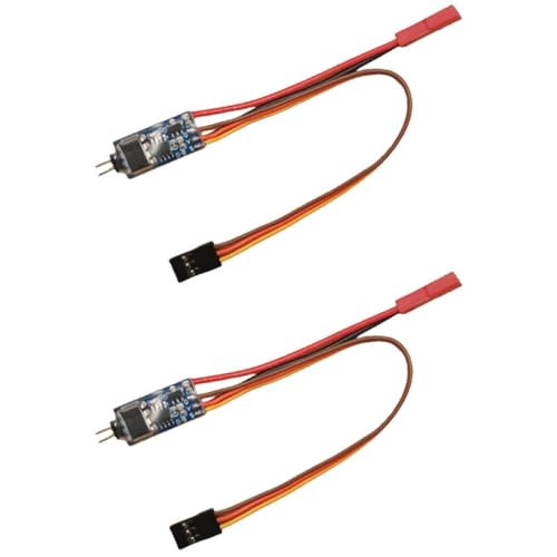 2pcs 2-3s 7 5a gebürstet ESC Einsweg Dual Way Speed Control-Modul für RC-modifizierte Autos, die mit Z-Car-Modellen kompatibel sind(ESC w Wire 2.54 pin) von ZYPMoTo