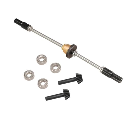 Stahlgetriebe Welle Metall Differential Hinteracher Upgrade Teil für 1 16 RC -Automodelle C14 C24 C34 C54 B14 B24 B16 B36 D12 D42 kompatibel mit verschiedenen RC -Fahrzeugen kompatibel(Medium bridge) von ZYPMoTo
