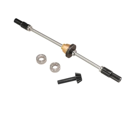 Stahlgetriebe Welle Metall Differential Hinteracher Upgrade Teil für 1 16 RC -Automodelle C14 C24 C34 C54 B14 B24 B16 B36 D12 D42 kompatibel mit verschiedenen RC -Fahrzeugen kompatibel(Rear axle) von ZYPMoTo