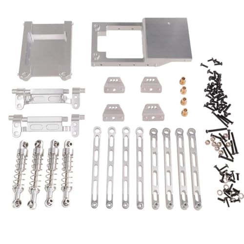 ZYPMoTo 1/12 Skala RC -Autoteile Metall -Upgrade -Stoßdämpferstab -Set kompatibel mit MN -Modell MN168 MN78 Schwachbarkeits -Kit -Zubehör(Silver) von ZYPMoTo