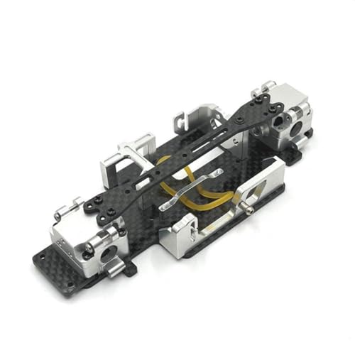 ZYPMoTo 1/28 284131 K979 K989 K999 RC Carbox Chassis -Radbasis -Teile 98 mm 102 mm Metall Upgrade Modifiziert mit 1/28 RC -Autos im Maßstab skalierter Maßstab(Silver) von ZYPMoTo