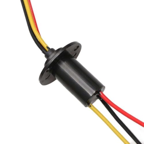 ZYPMoTo 1 PCS 22 mm Durchmesserringanschluss 3Ch Kanäle 15A 30A Große Stromwindleistung rotierende leitfähige Gelenke, die mit verschiedenen Geräten kompatibel ist(Dia 22mm 3CH 30A) von ZYPMoTo